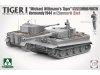 Takom 2201 Tiger I Late Production w/zimmerit Normandy 1944 Sd.Kfz. 181 Pz.Kpfw. VI Ausf. E Michael Wittmann's Tiger(Late/Late Command) 1/35